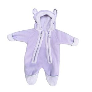 L.L. Bean Lavender Fleece Baby Bunting 0-3